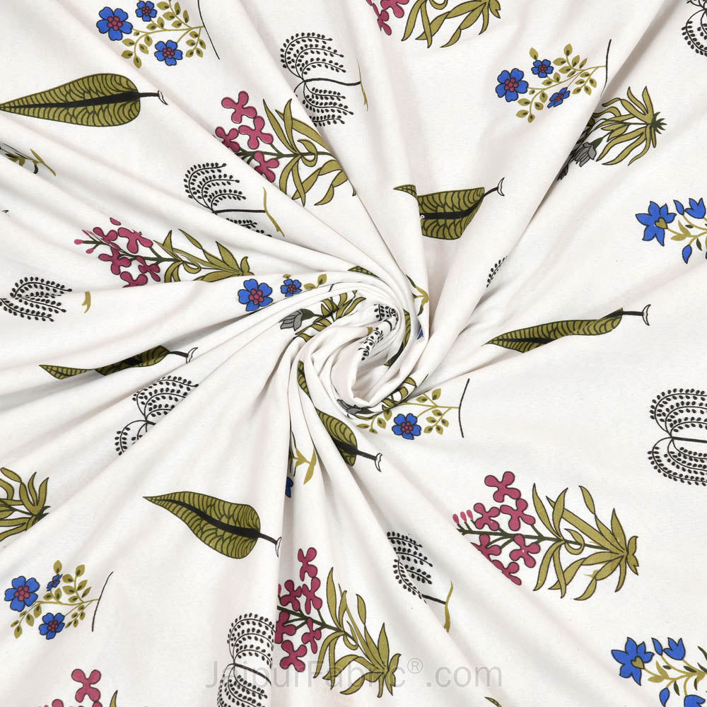 Green Calm Pure Cotton Single Bed Dohar